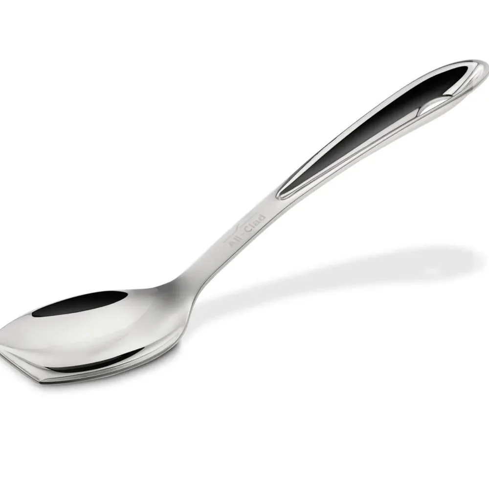 All Clad Cook & Serve Stainless Steel Solid Spoon